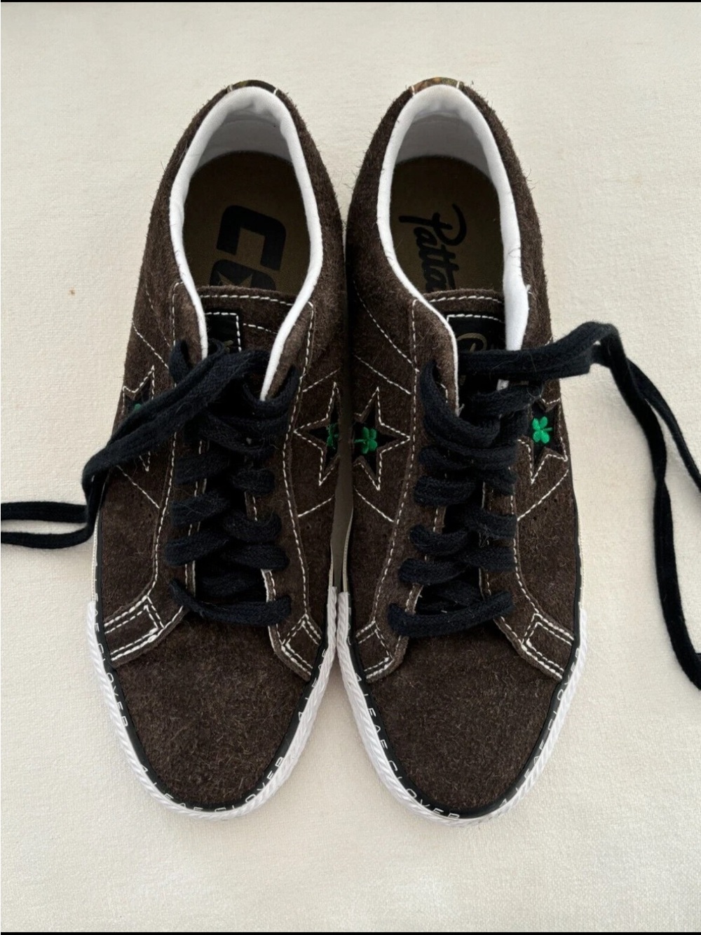 converse one star pro patta four leaf clover - mens 7.5 / womens 9